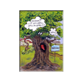 Inviata 9/2014  alll'Associazione  Guarda c'è un libro nell'albero, c/o Carla Colombo Imbersago  LC Titolo:Curiosa scoperta Tecnica: mista su cartoncino Progetto Guarda c'è un libro nell'albero Mail art a tema Anno 2014